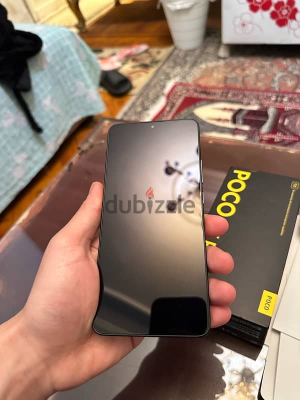 Poco X6 Pro 5G 512/12+12 RAM Black Like new بوكو اكس ٦ برو 2