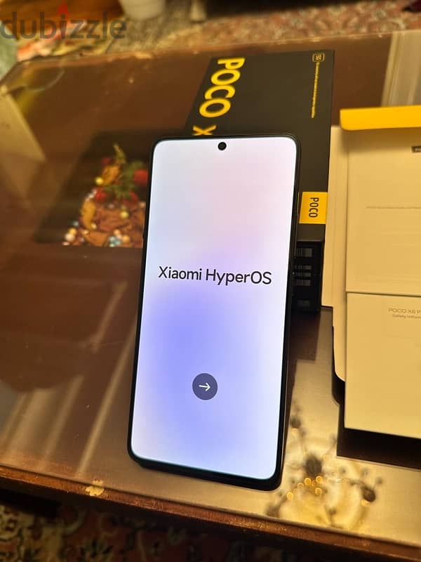 Poco X6 Pro 5G 512/12+12 RAM Black Like new بوكو اكس ٦ برو 3