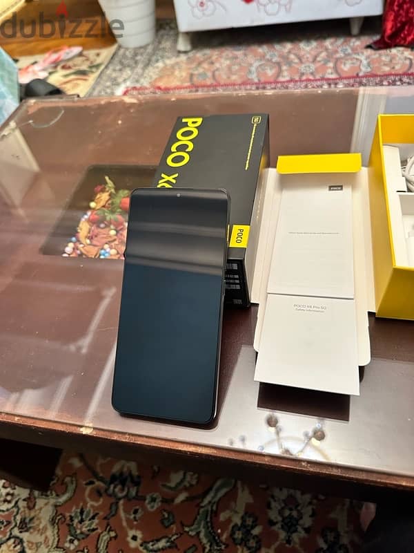 Poco X6 Pro 5G 512/12+12 RAM Black Like new بوكو اكس ٦ برو 5