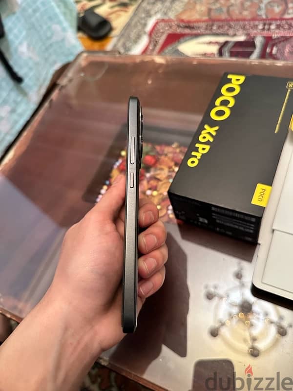 Poco X6 Pro 5G 512/12+12 RAM Black Like new بوكو اكس ٦ برو 8