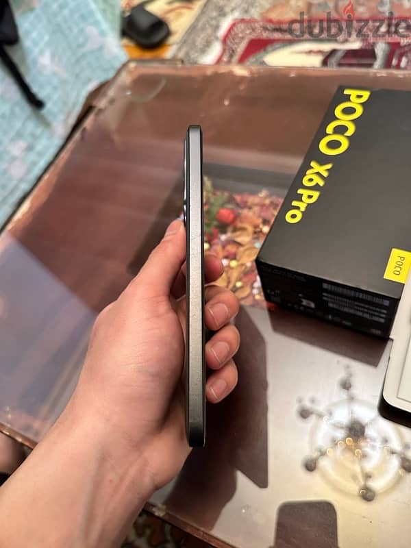 Poco X6 Pro 5G 512/12+12 RAM Black Like new بوكو اكس ٦ برو 9