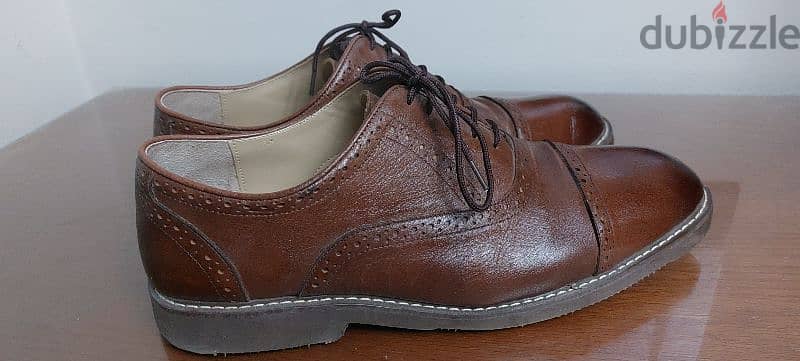 Dalydress brown classic genuine leather shoes size 45 1