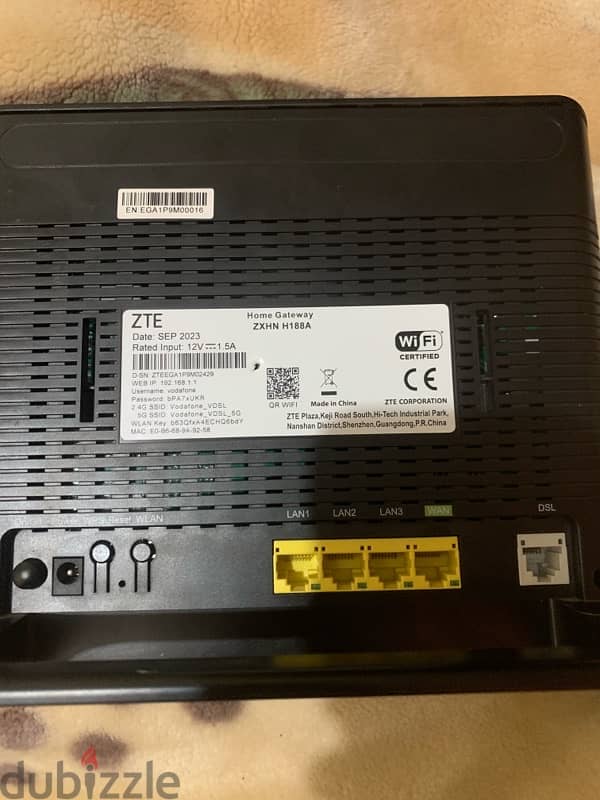 راوتر فودافون Vdsl 1