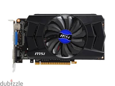 كارت شاشه gtx 750 ti 2gb ddr5 1fan msi بدون منافذ طاقه خارجيه