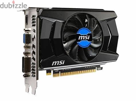 كارت شاشه gtx 750 ti 2gb ddr5 1fan msi بدون منافذ طاقه خارجيه 3