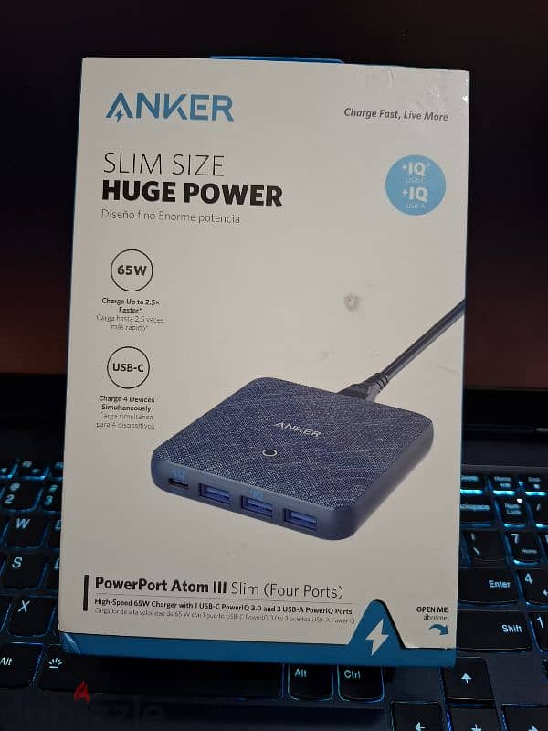 Anker PowerPort Atom III Slim (Four Ports) 0