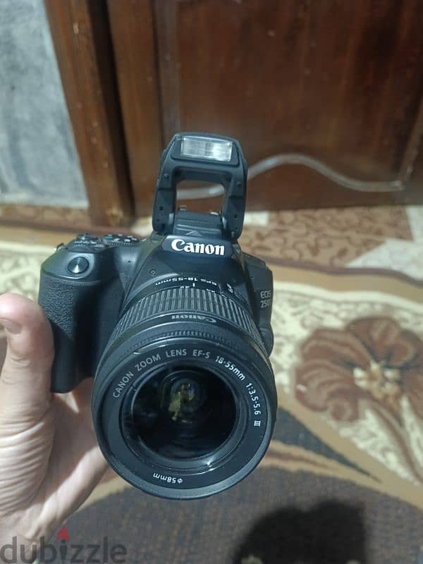 كاميرا كانون وعدسة (الحاله كسر زيرو)Cannon 250D+50 STM 0