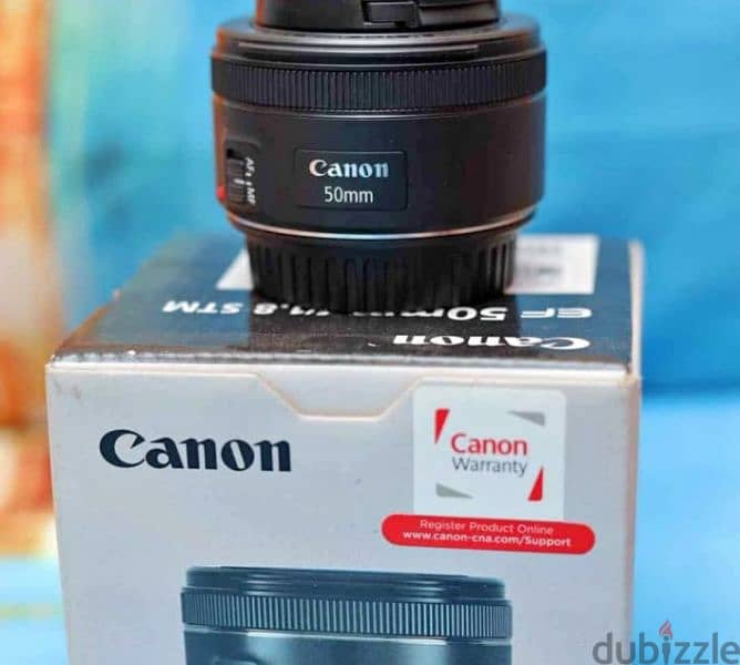 كاميرا كانون وعدسة (الحاله كسر زيرو)Cannon 250D+50 STM 5