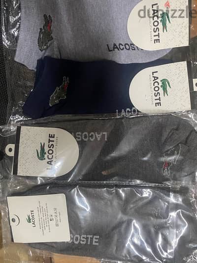 4 socks Lacoste original