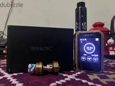 كيت smok كامل بالعلبة + تانك سلكة و قطنة