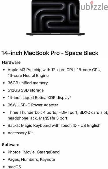 Macbook Pro 14- Inch M3 Pro 4