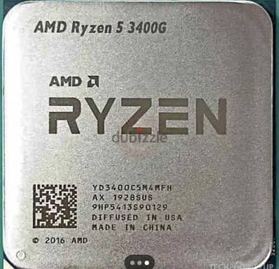 معالج rayzen 5 3400g للبدل ب rayzen 3600