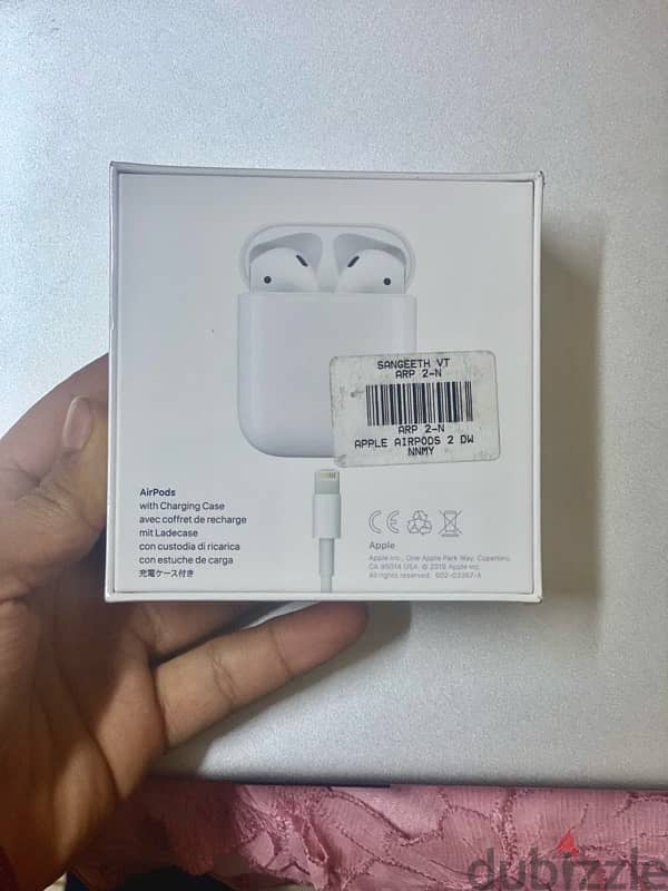 Apple AirPods 2nd Gen اوريجنال 0