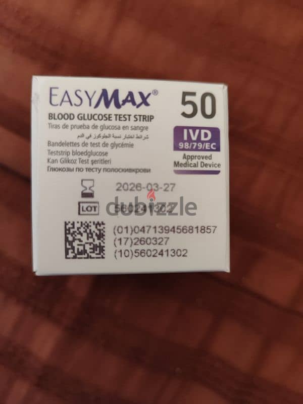 Easymax blood glucose monitoring with strips 2