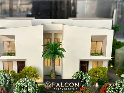 You will receive the most distinguished villa (3 floors) at half its price, a double-view apartment directly on the Suez Road and next to Madinaty. . . .