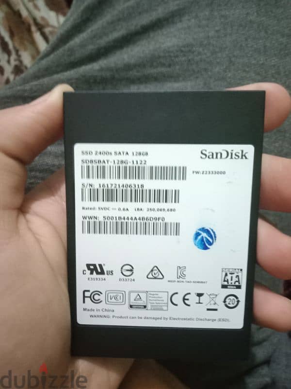 hard ssd san disk 128 1