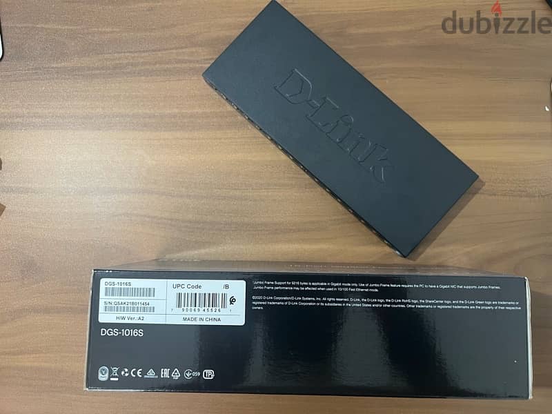 Switch Dlink 16 port Gigabit DGS 1016S 3