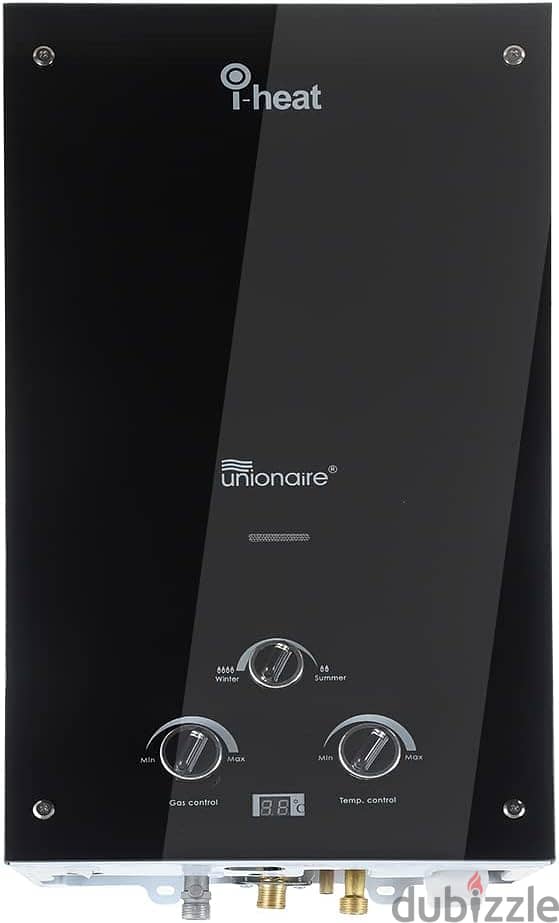 Unionaire Gas Digital Water Heater 10L With Chimney 1