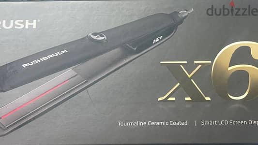 مكواة شعر  ( straightener) Rush Brush x6plus