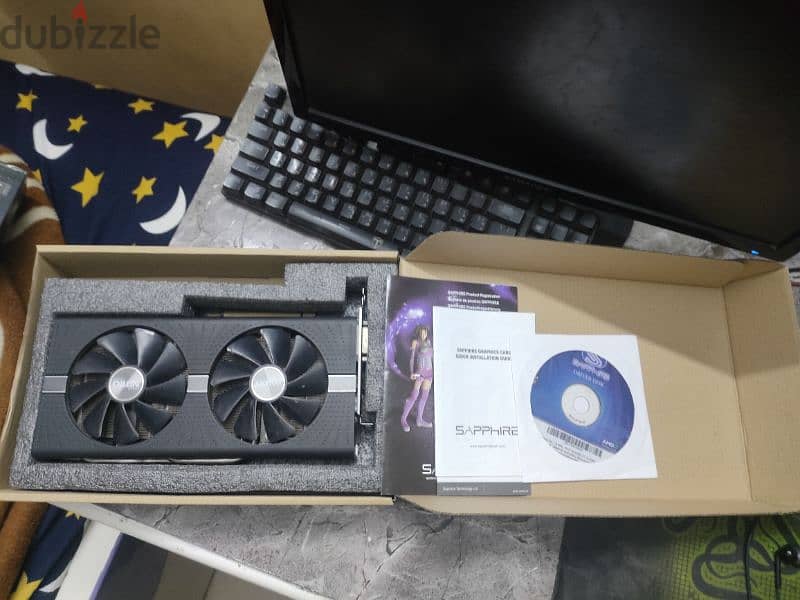 Rx 570 sapphire nitro + 4Gb كارت شاشة 2