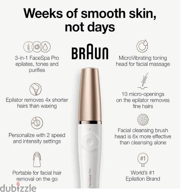 Braun Face spa pro -جهاز براون فيس سبا برو 911 0