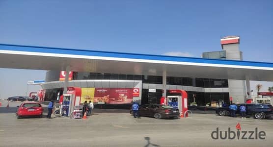 Commercial shop for rent 30 thousand monthly in Maadi inside a gas station at the lowest price per square meter for rent