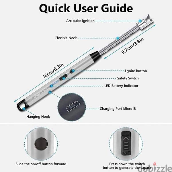 ولاعة كهربائية USB 2