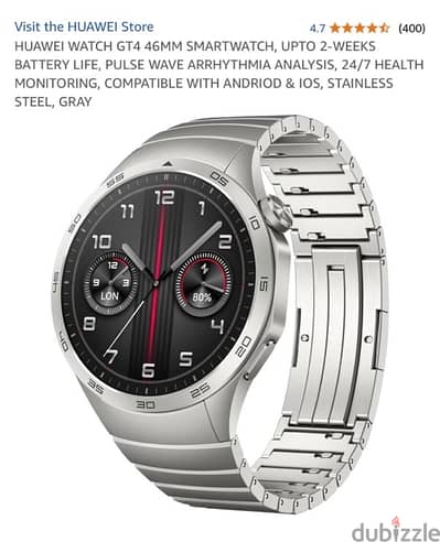 HUAWEI WATCH GT4 46MM SMARTWATCH سمارت ووتش هواووي