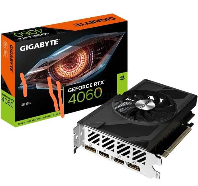 Gigabyte RTX 4060 D6 8G || New (SEALED) 0