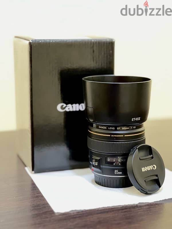 lens canon 85 1.8 0