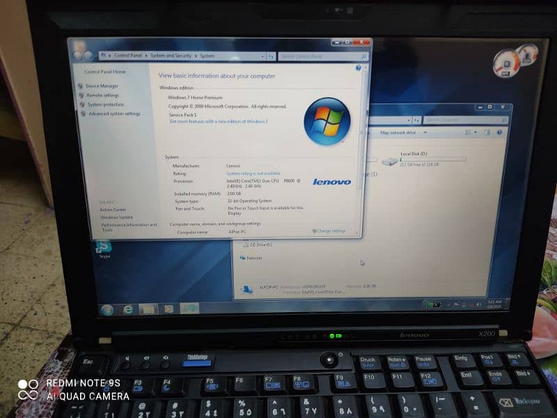 Lenovo x200 بحاله ممتازه 3