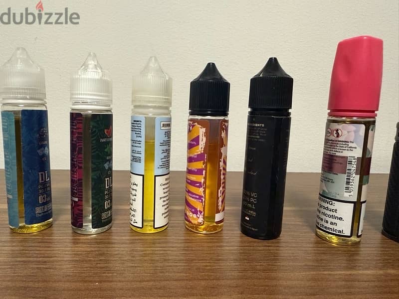 vape + 2 pods + 6 liquids 2