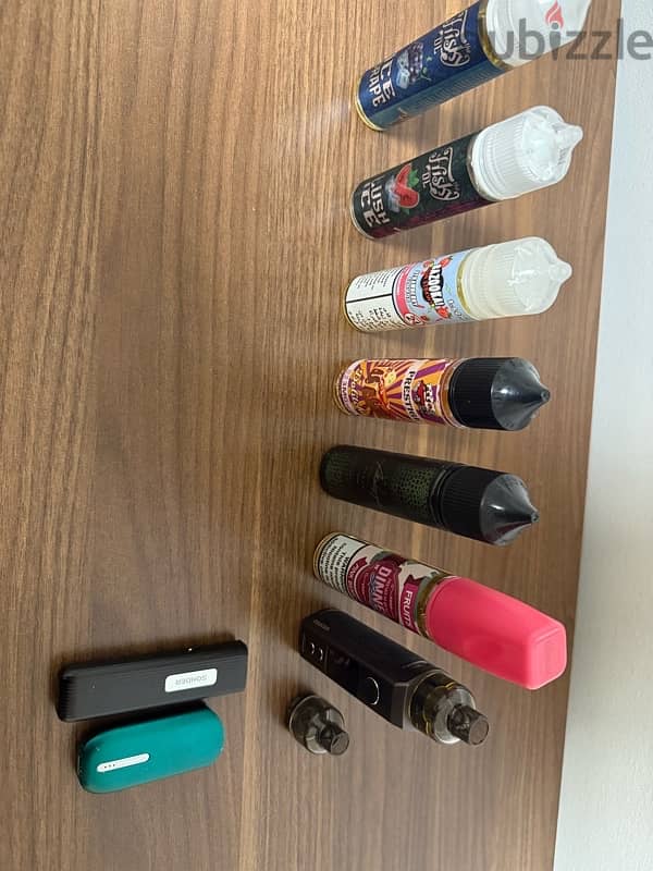 vape + 2 pods + 6 liquids 3