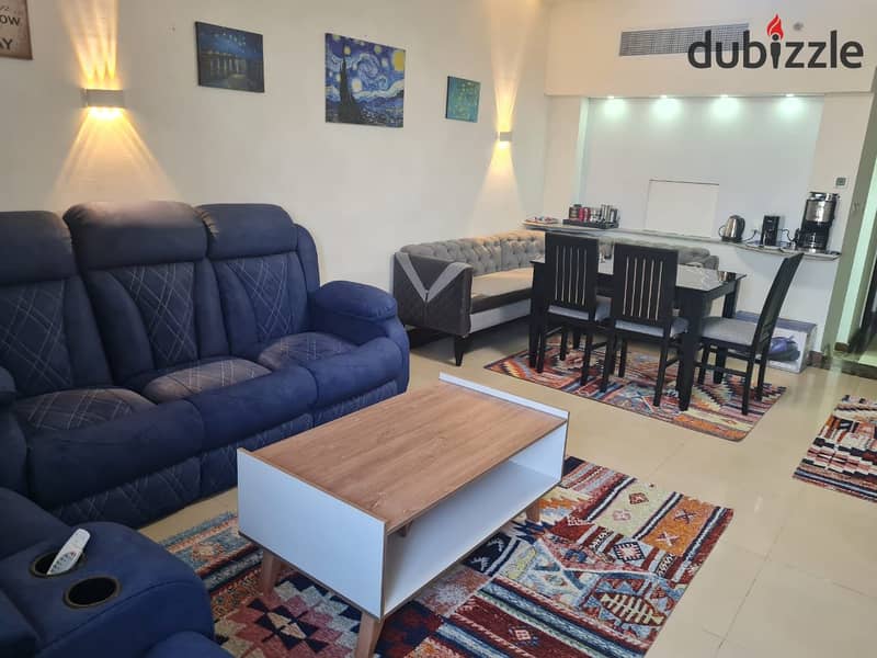 duplex for rent fully furnished in Porto New Cairo 0