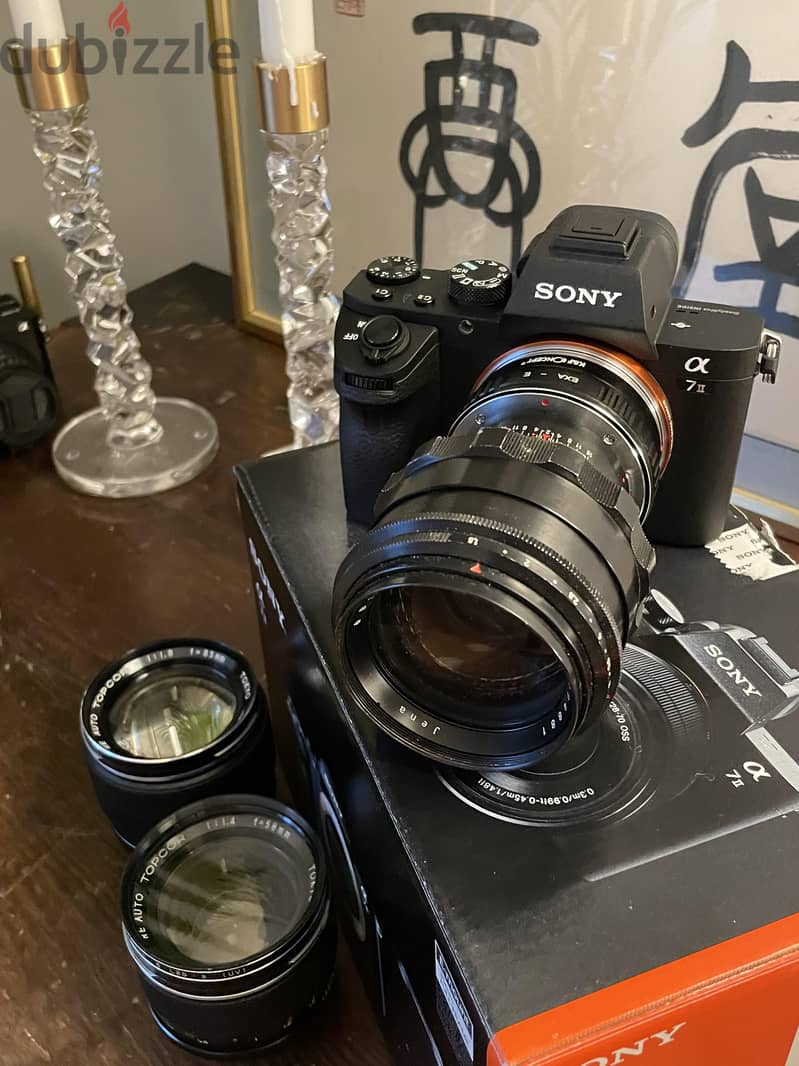 Sony A7ii + Camera Bag + 2 camera batteries 1