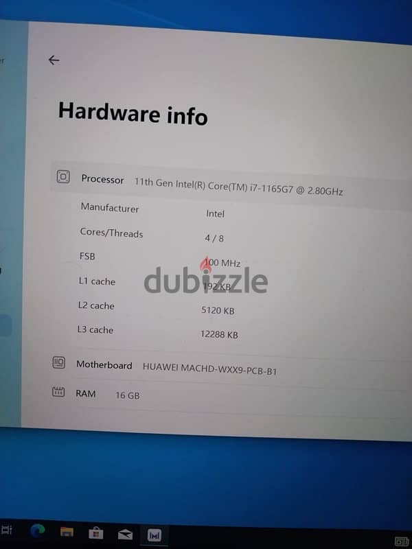 laptop Huawei 16