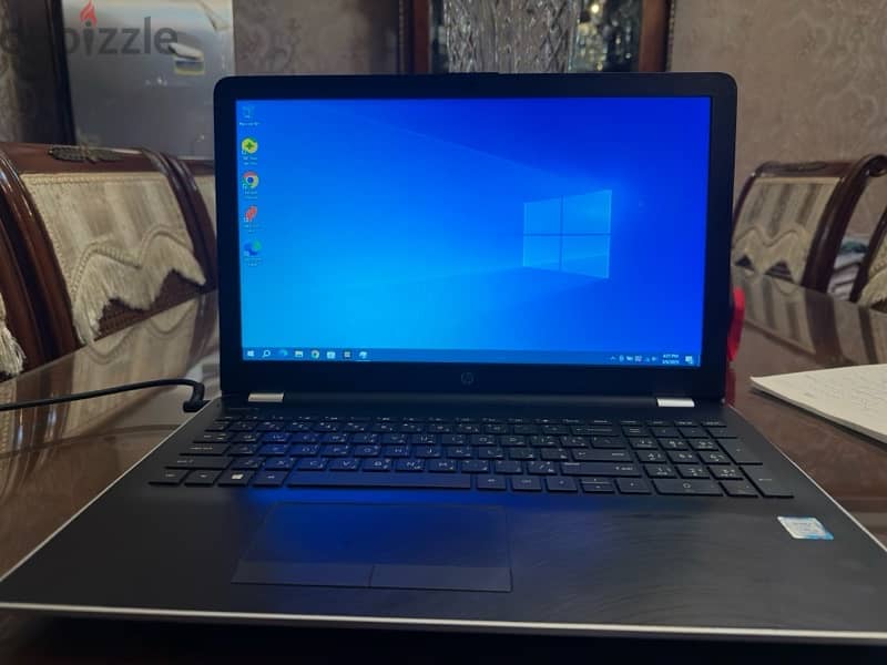 hp laptop in a good condition with core i5 8th gen cpu 16gb of ram 7