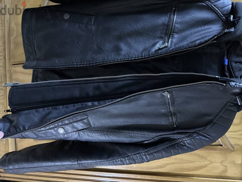 lc waikiki leather jacket 1