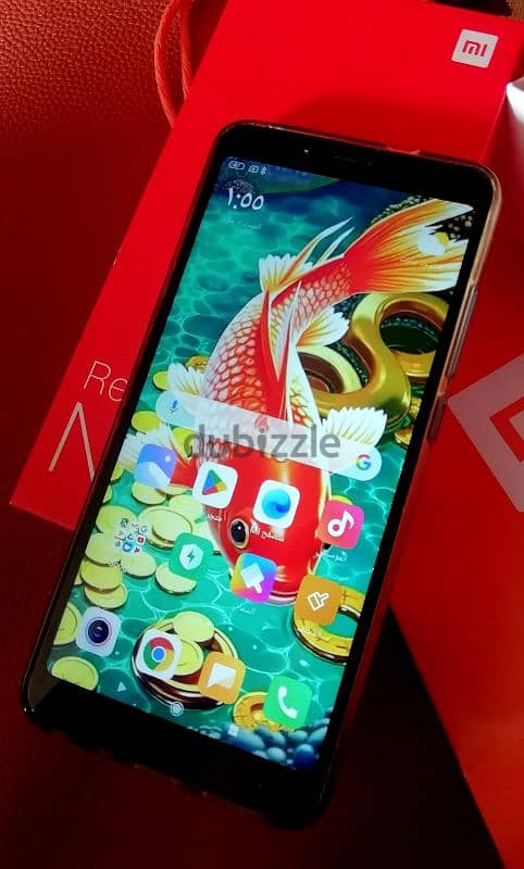 بكل مشتملاته الأصلي بدون اي عيوب تماما 4/64GBللبيع Xiaomi Redmi Note 5 4