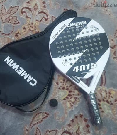 CAMEWIN 4015 CARBON FIBER PADEL RACKET (NEW)