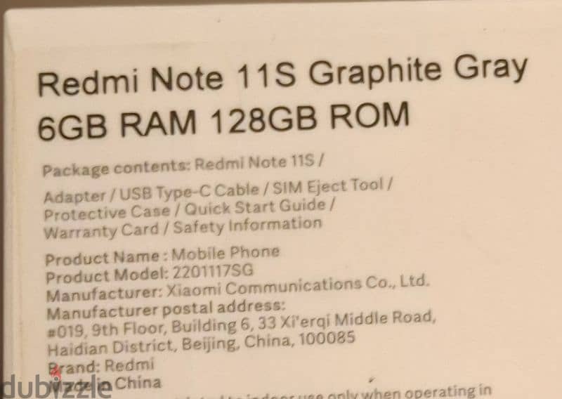 Redmi Note 11s Graphite Gray for sale 2