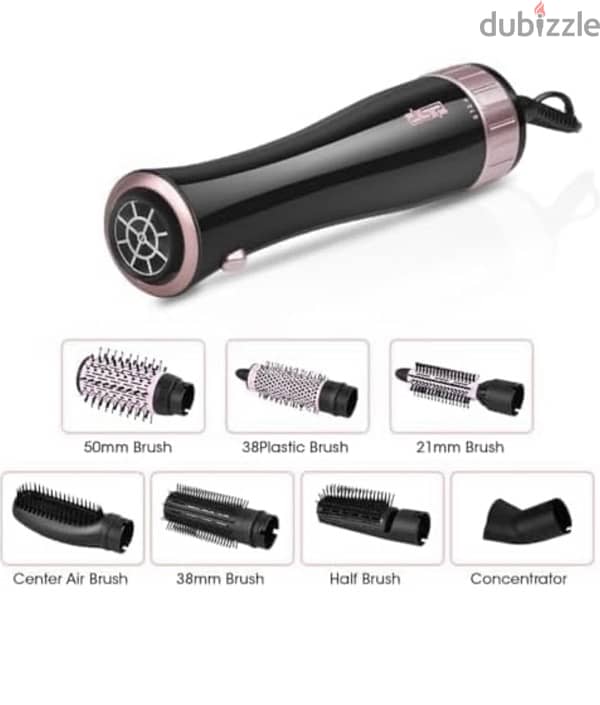 Dsp Hair Styling Brush, Black 50020 1