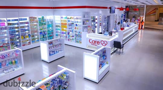 ready to viewing pharmacy fully finished for sale services 204 clinic under management of cleopatra group in new cairo voke mall