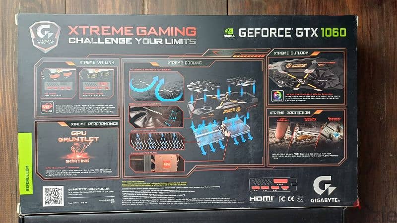 Gigabyte Xtreme Gaming gtx 1060 6gb 4