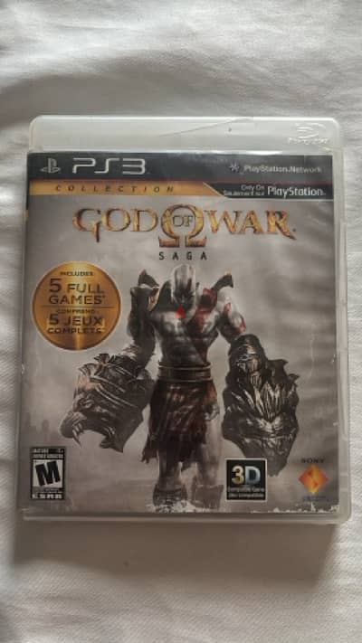 PS3 games god of war saga