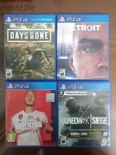 Ps4 cd games in good condition