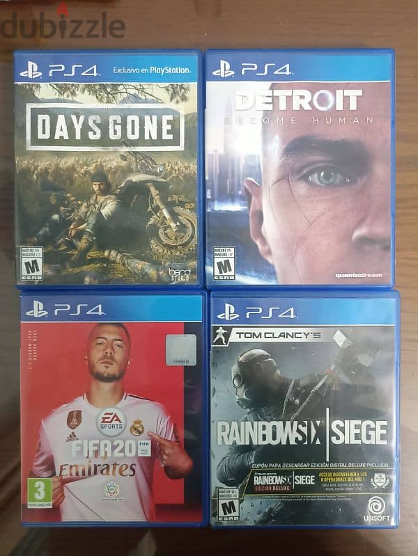 Ps4 cd games in good condition 0