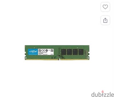 Crucial 2x4 8GB RAM 2400 MHz