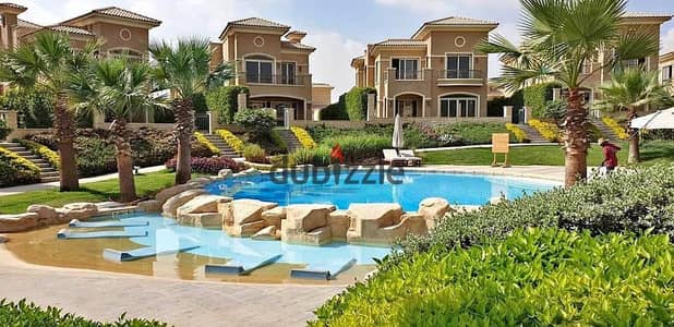 Townhouse for sale in Stone Park, Fifth Settlement, New Cairo, ready for immediate delivery and viewing.