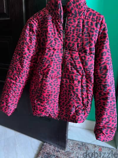 red leopard jacket